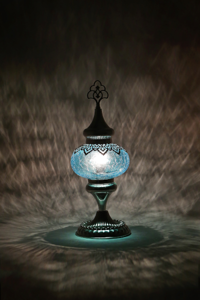 No.3 Size Nickel Ottoman Design Table Lamp